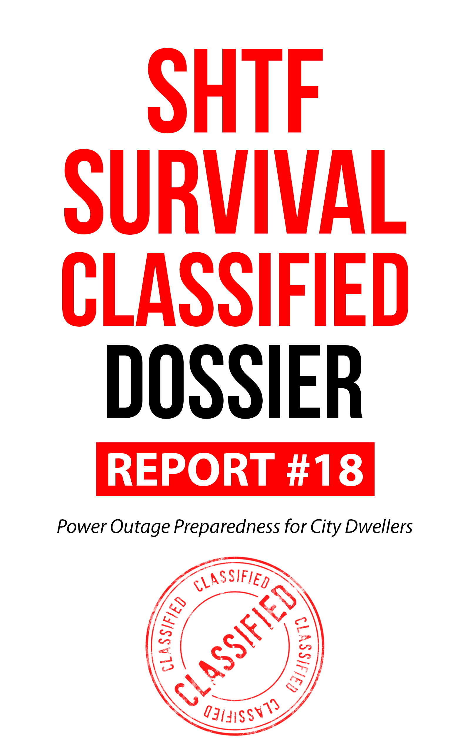 Power outage preparedness for city dwellers flat cover